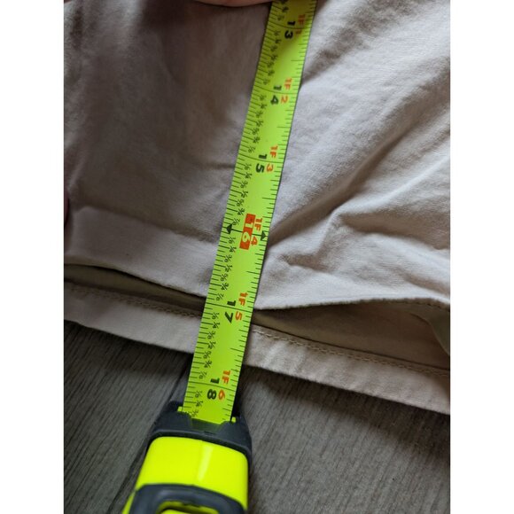 Lee Natural Fit Beige Cotton/Spandex Womens Skort Size 12 Front & Back Pockets - Picture 5 of 5